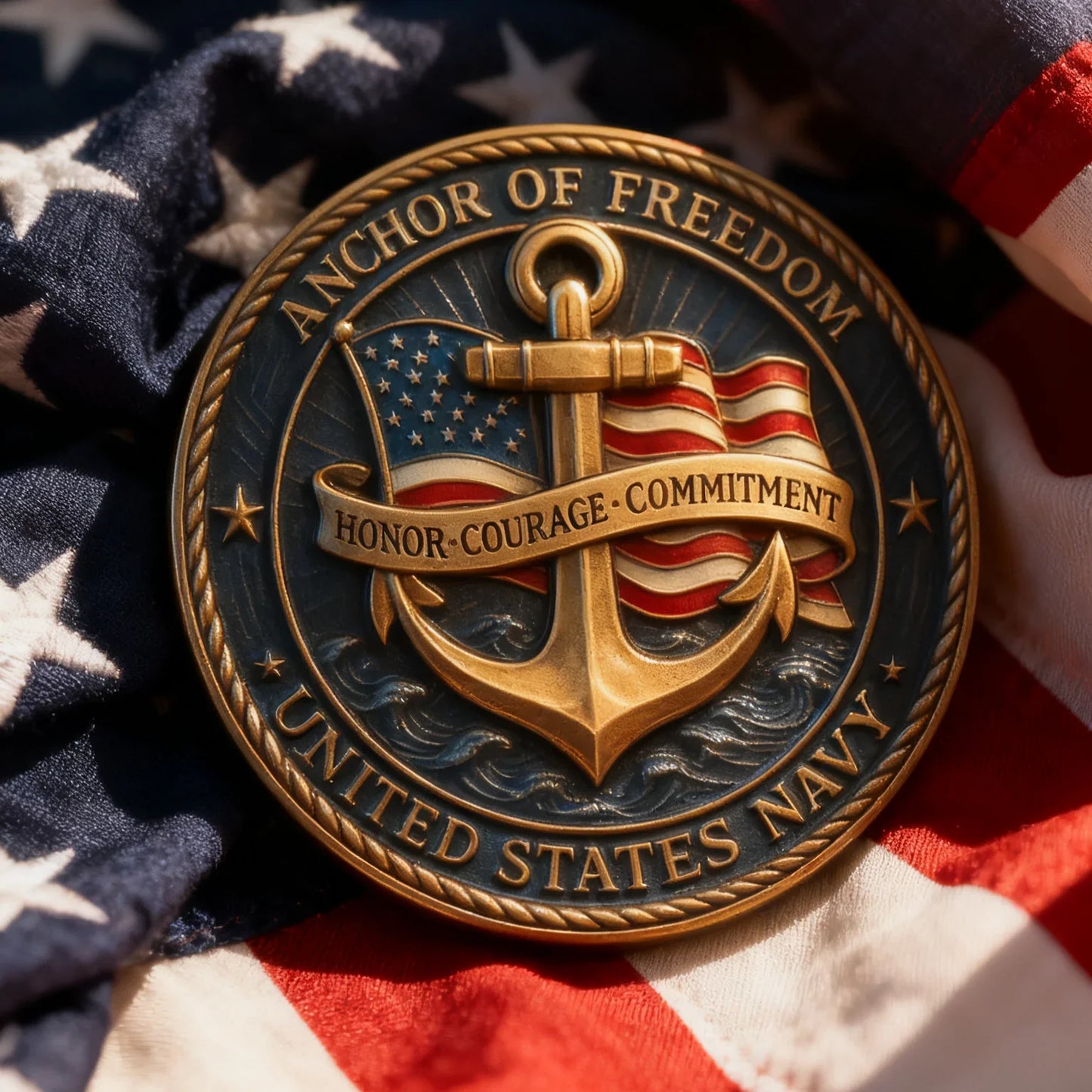 ValorMint – U.S. Navy Commemorative Cap & Coin Set
