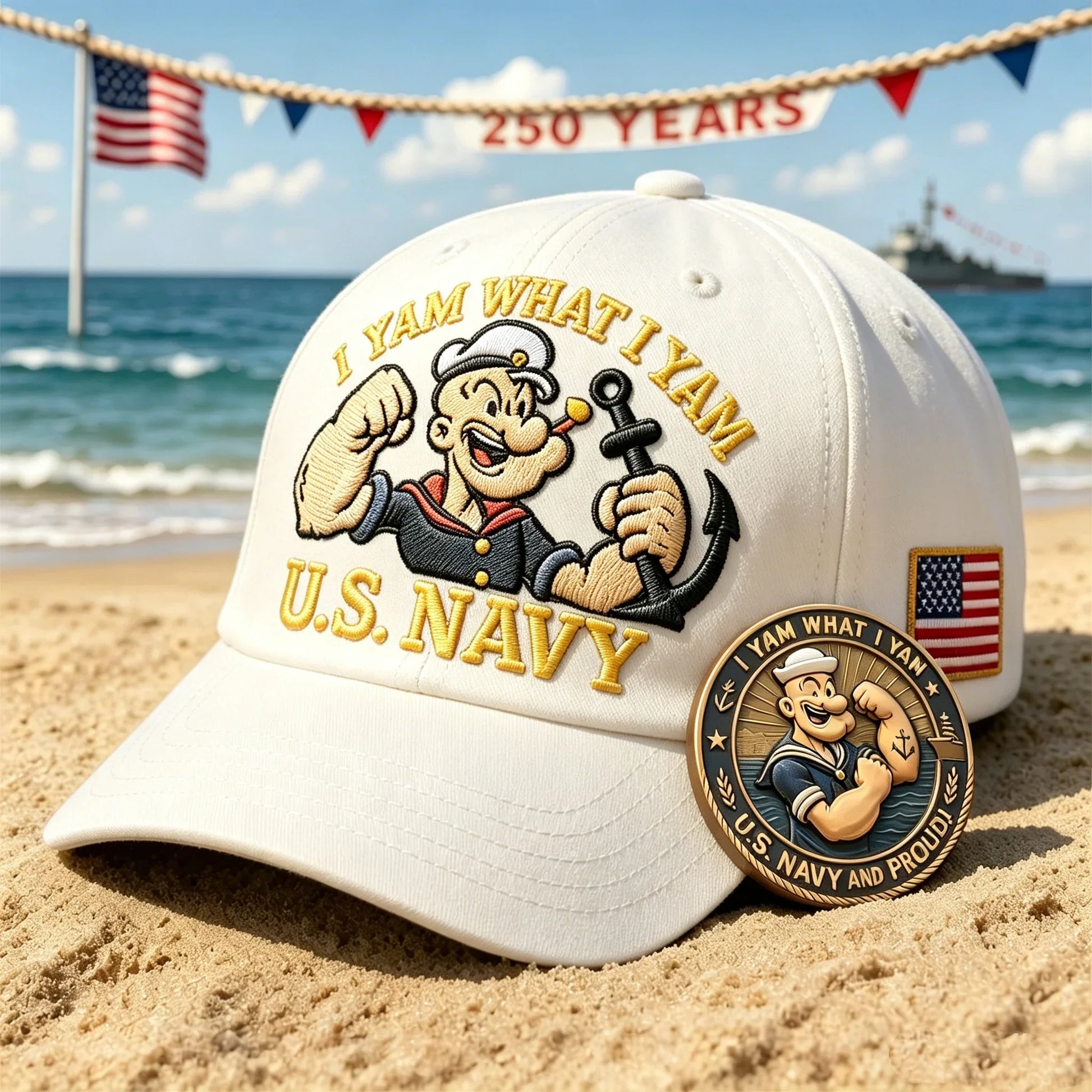 ValorMint – U.S. Navy Commemorative Cap & Coin Set