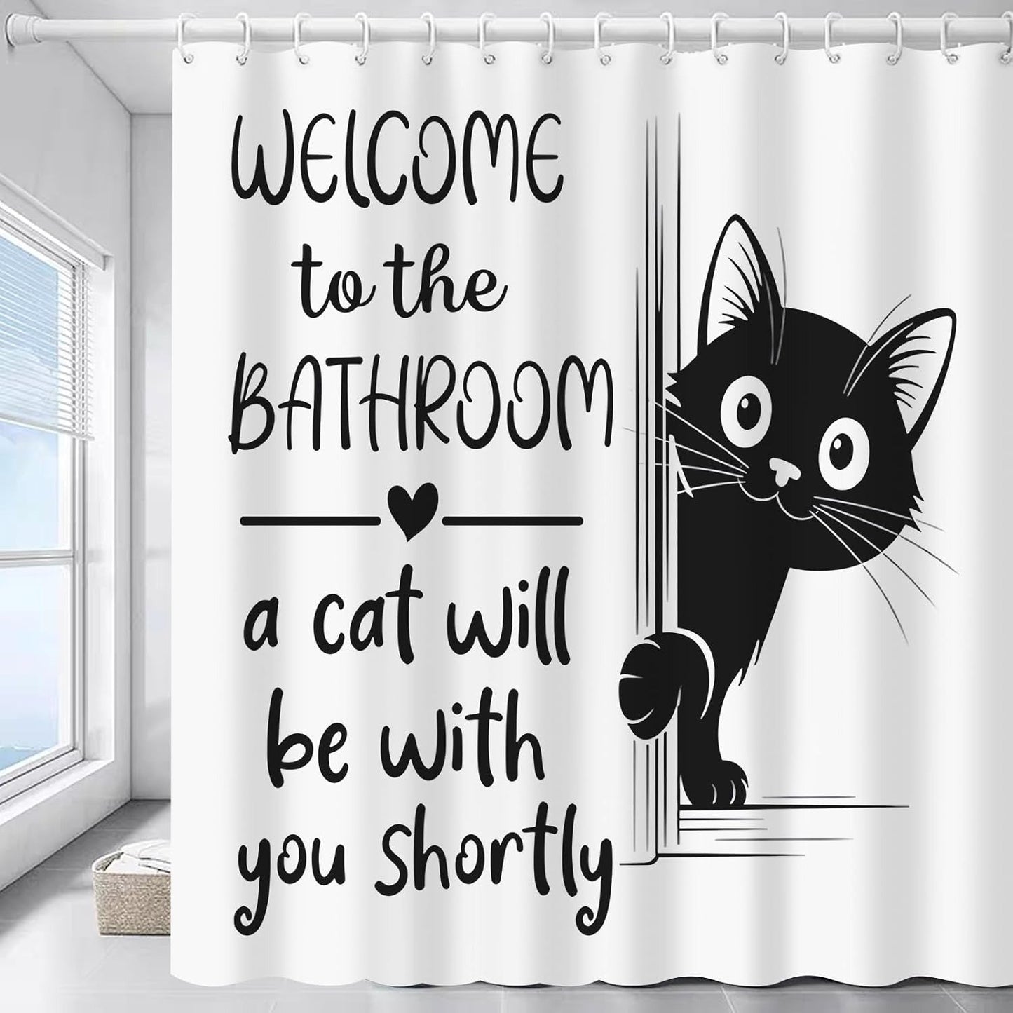 "Are You Pooping?" Donkey Shower Curtain