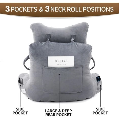 ComfortLuxe – Premium Reading & Relaxation Support Pillow