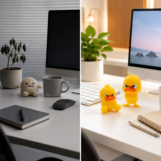 MoodQuack – Funny Angry Duck Desktop Figurine