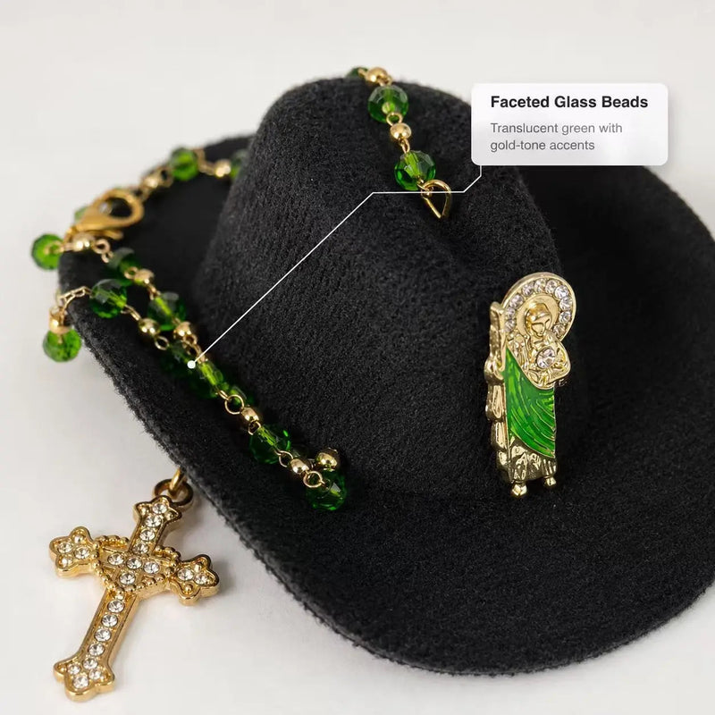 SacredMiles – Handmade Cross Car Ornament
