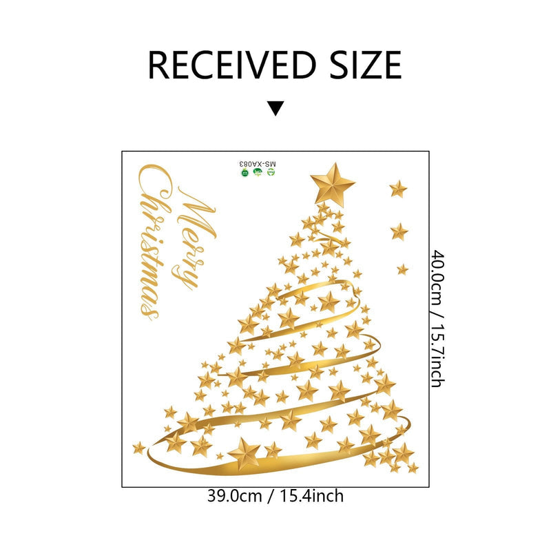 MerryWall – 3D Santa Claus Christmas Wall Sticker