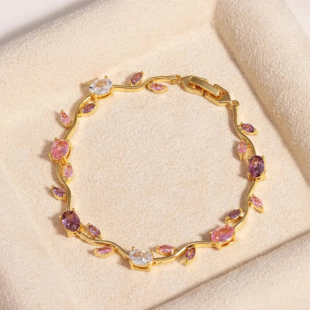 BloomVine – Delicate Rose Bracelet