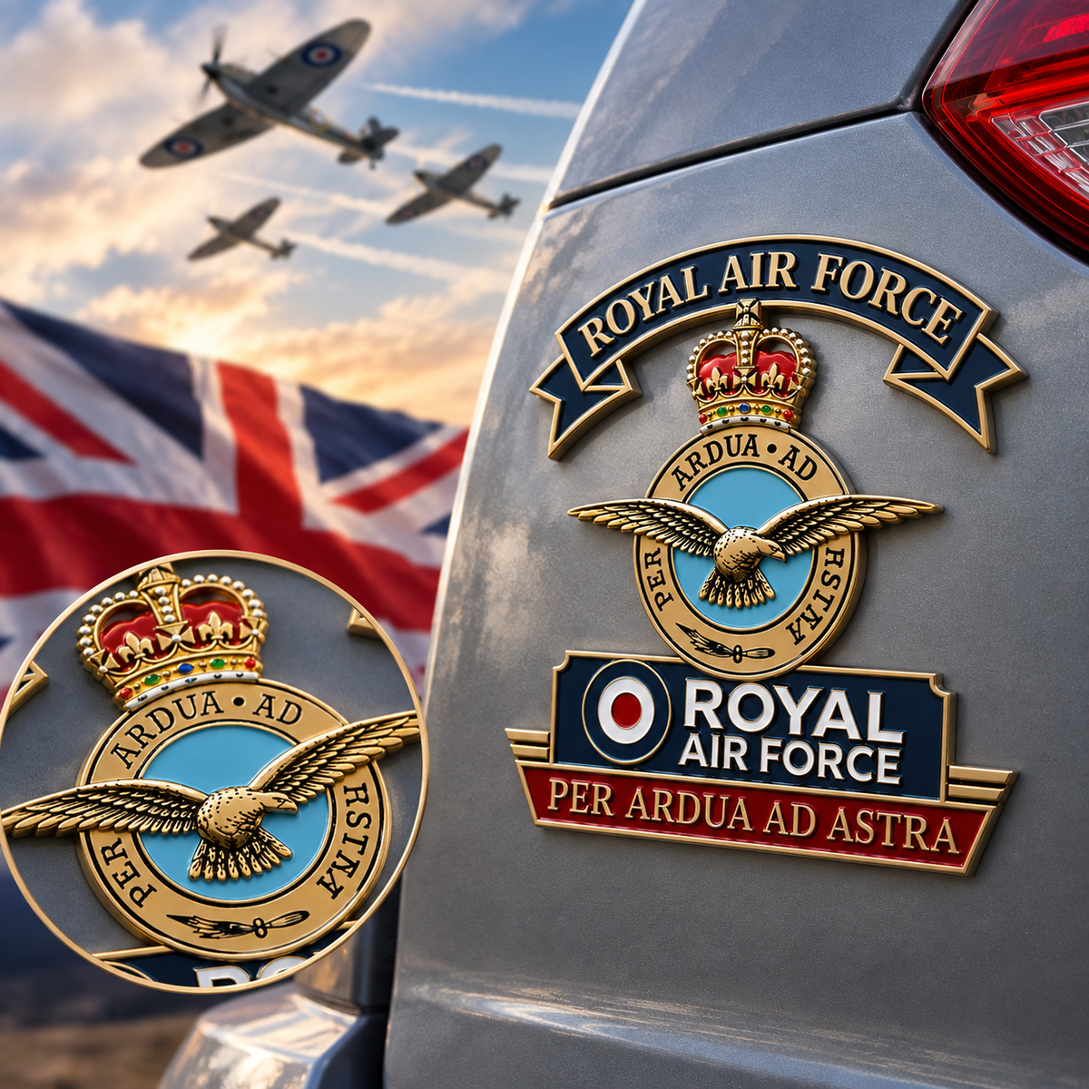 AstraCrest – Royal Air Force Tribute Car Emblem