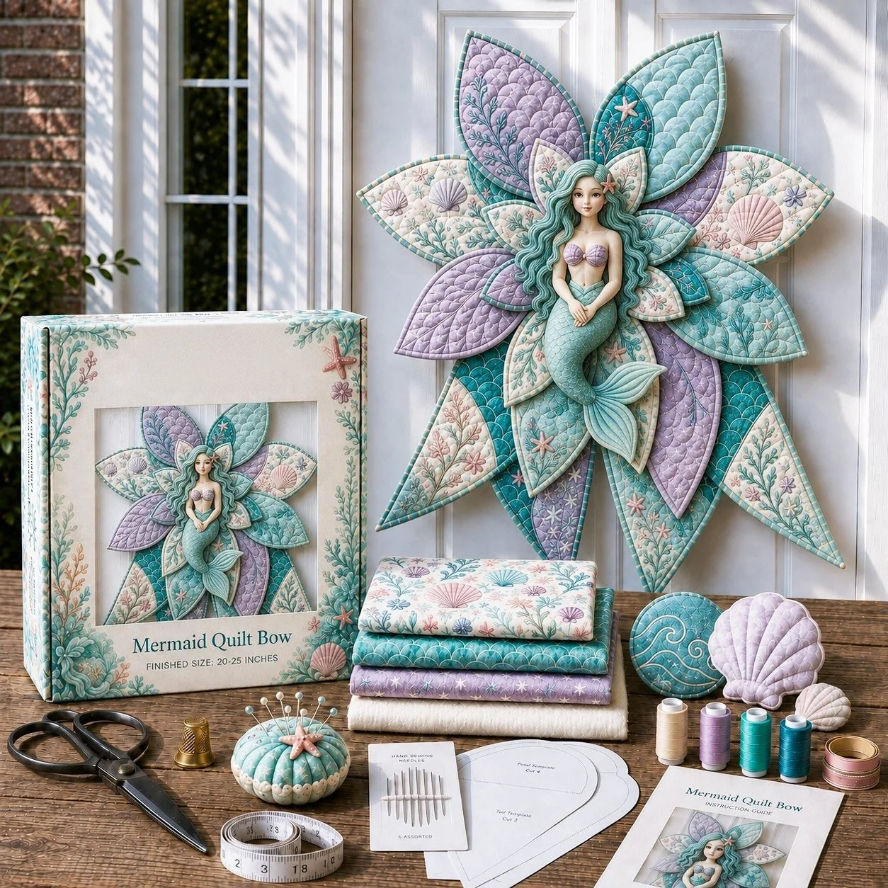 StitchCharm – Oversized 3D Quilted Bow Craft Kit