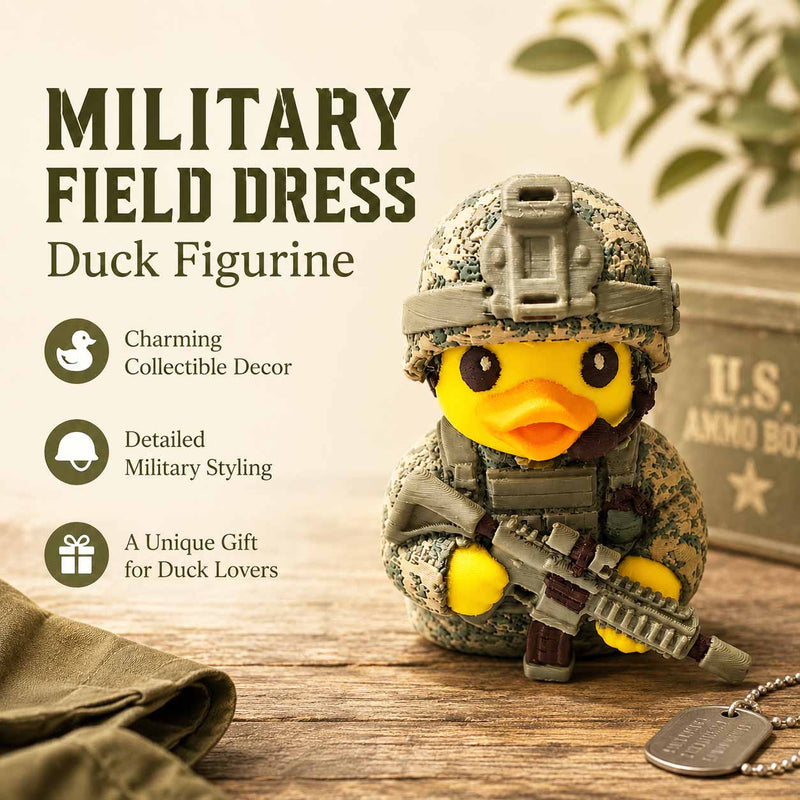 BattleQuack – Military-Inspired Soldier Duck Collectible