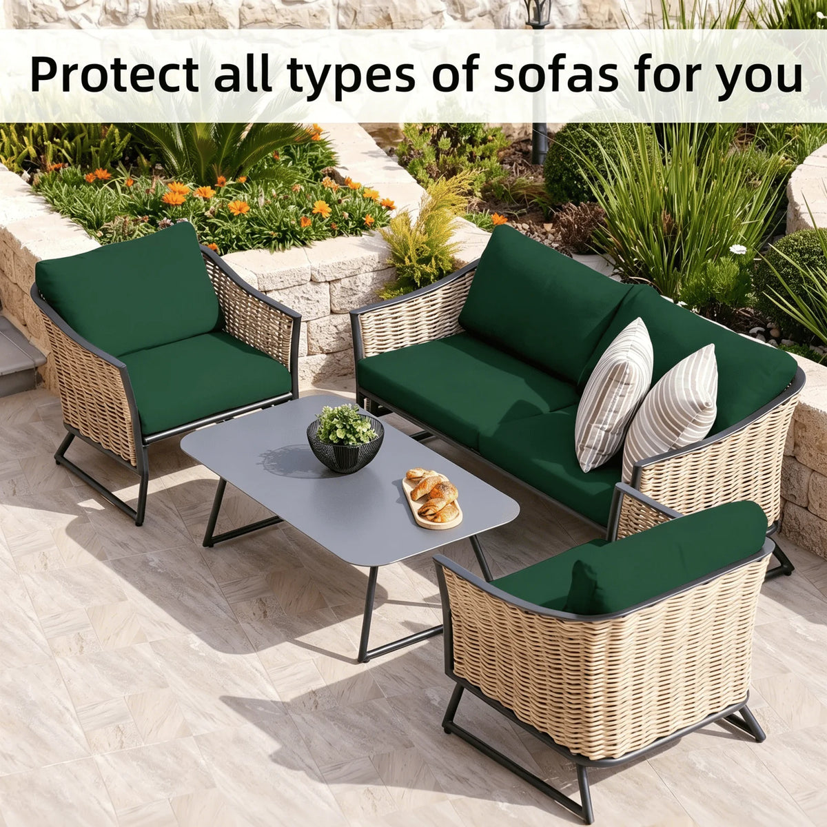 CushionLuxe – Stretch Sofa & Outdoor Cushion Covers