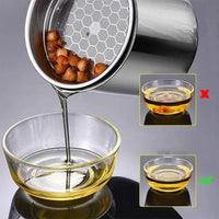 PurePour – Stainless Steel Oil Strainer Pot