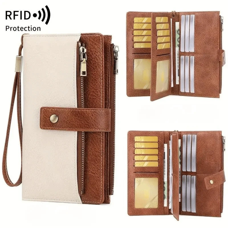 EleGanza – Women’s RFID Blocking Long Wallet Clutch