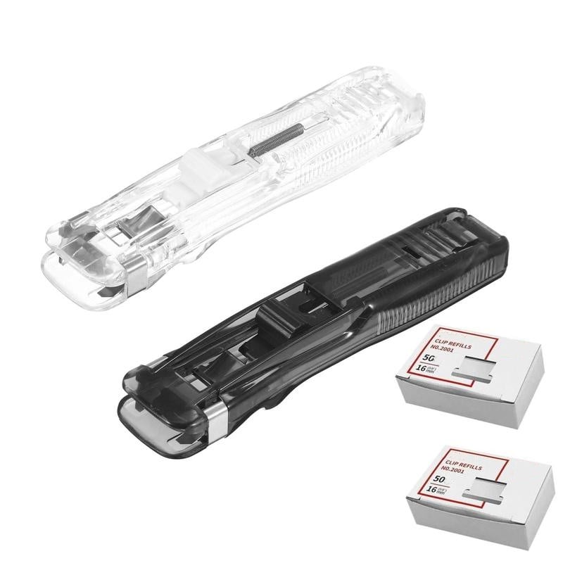 BindEase – Compact Binder Clip Stapler with 58 Clips