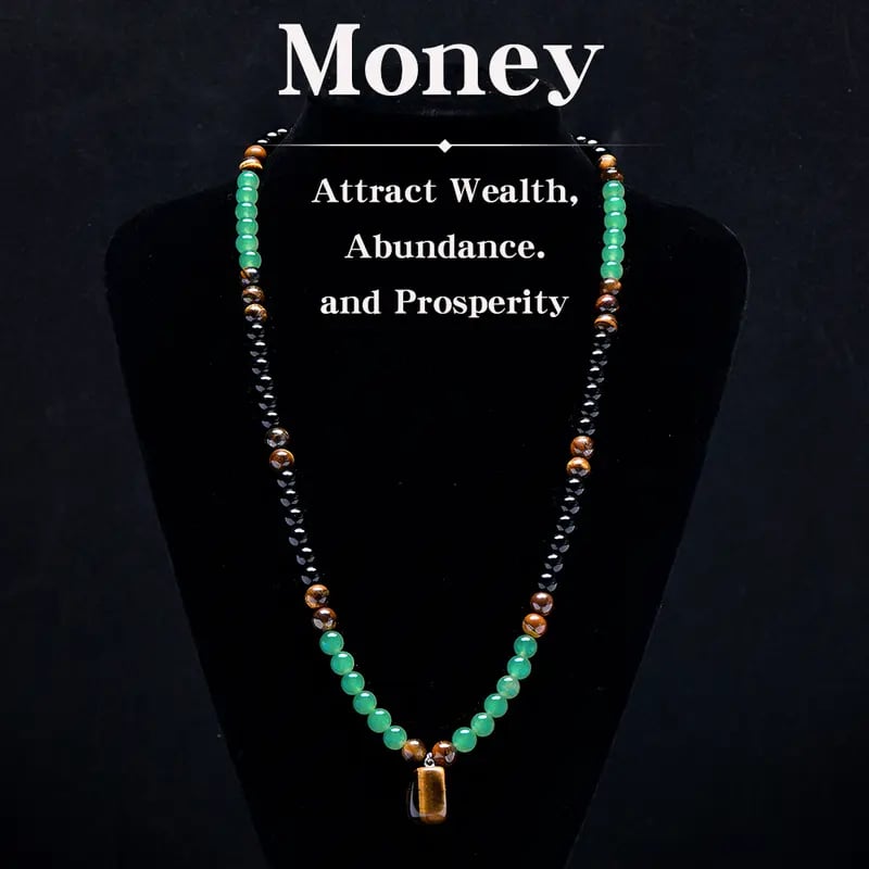 FortuneAura – Prosperity Crystal Pendant Necklace