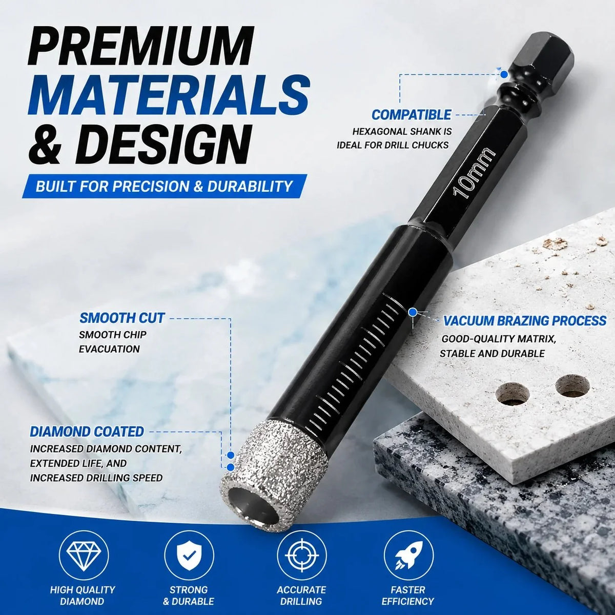 DrillPro – Precision Diamond Hole Saw Set