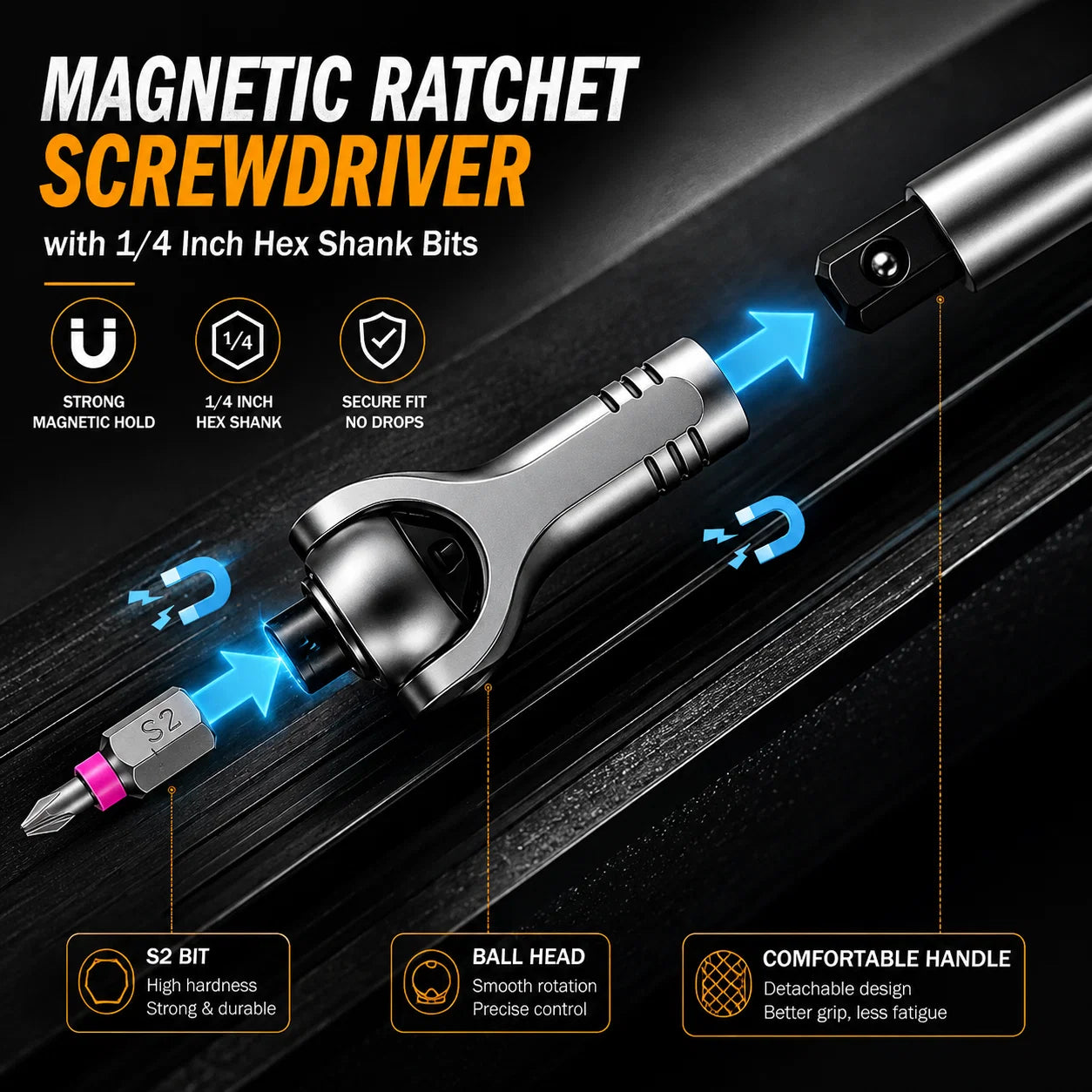 TorquePro | 40-in-1 Ratchet Screwdriver Set