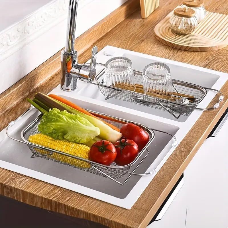 SinkMate – Expandable Over-the-Sink Strainer Basket