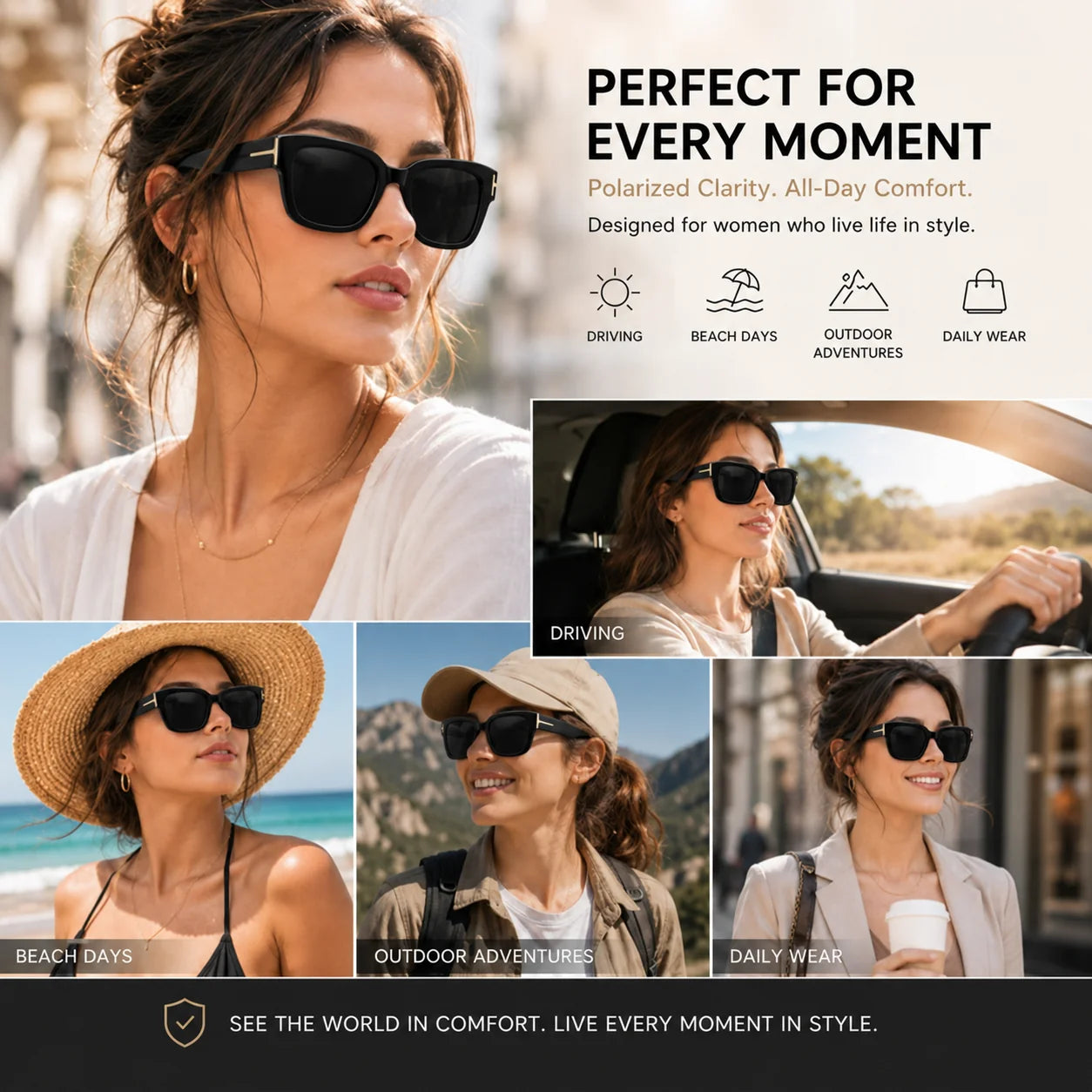 SunGuard – Polarized UV400 Fit-Over Sunglasses