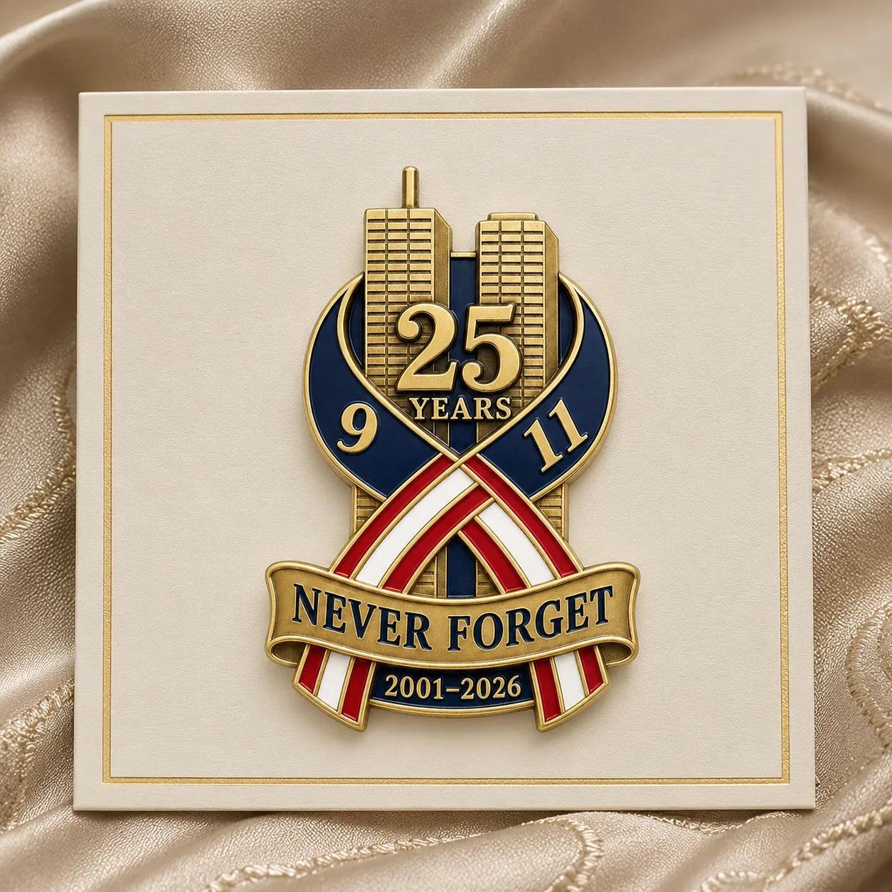 HonorMark – 9/11 Never Forget Commemorative Memorial Pin