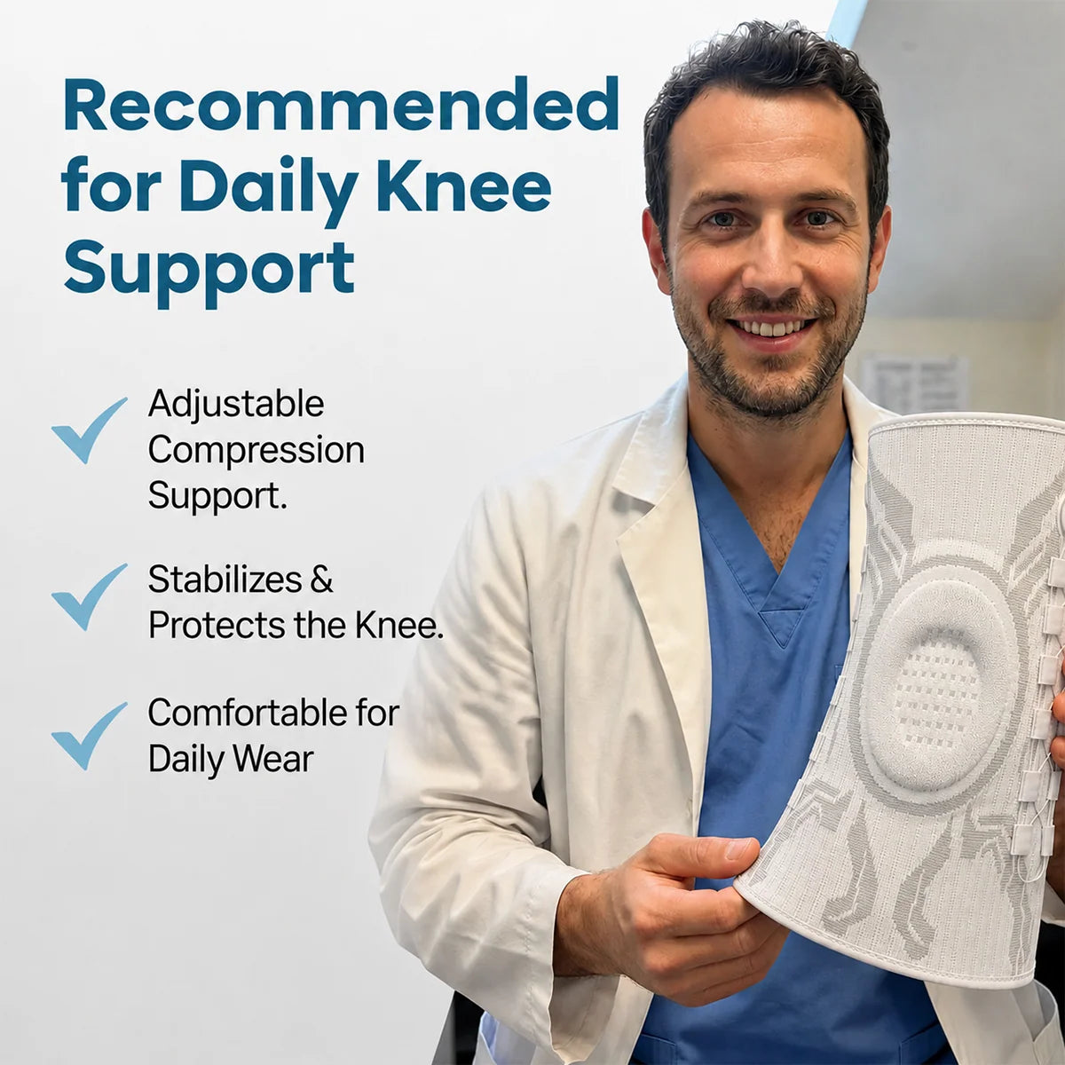 KneeGuard – Adjustable Knee Support Sleeve