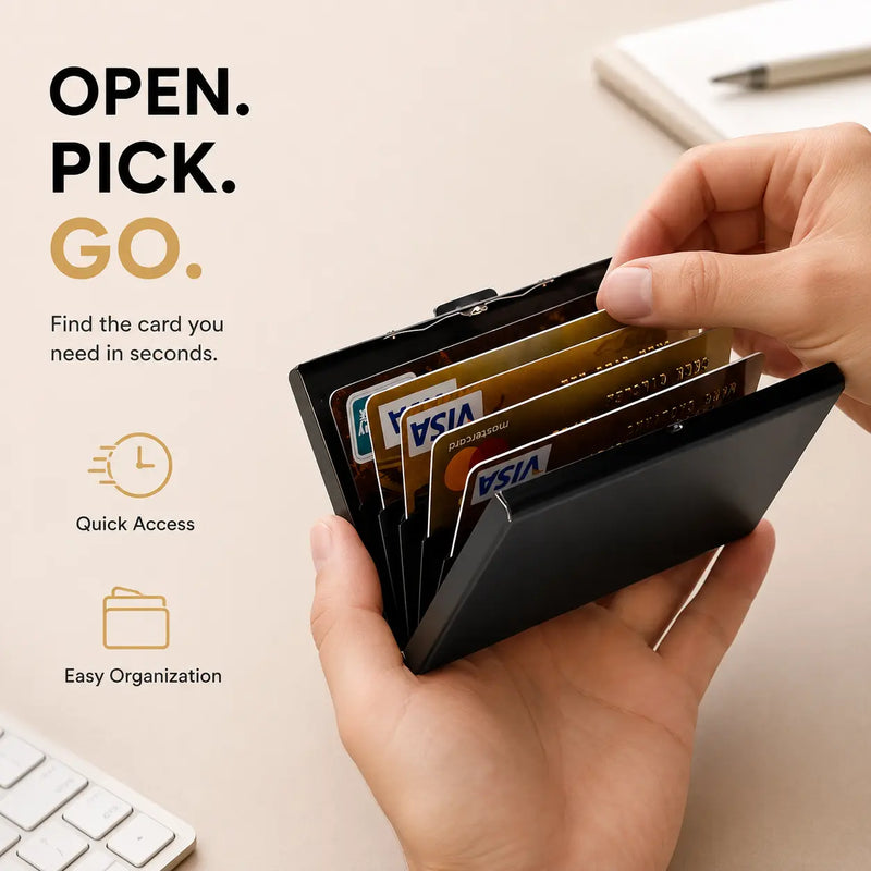 Steelaire – Ultra-Slim RFID Blocking Card Holder