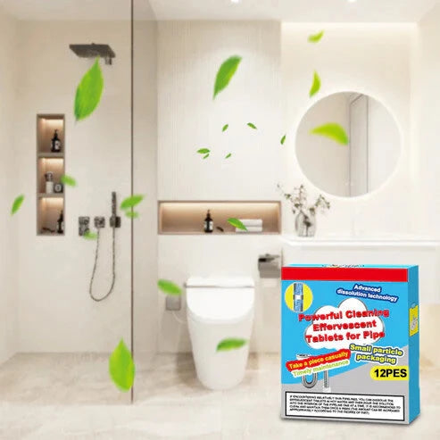 DrainFizz – Effervescent Pipe Cleaning Tablets