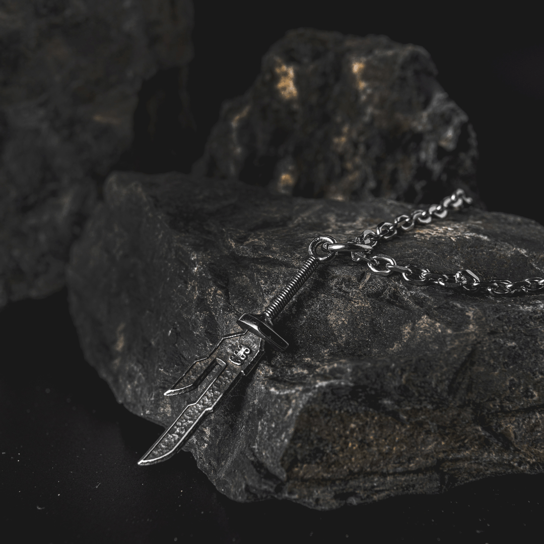 JJK - Inverted Spear of Heaven Necklace (Toji) - craftedbykaiyo