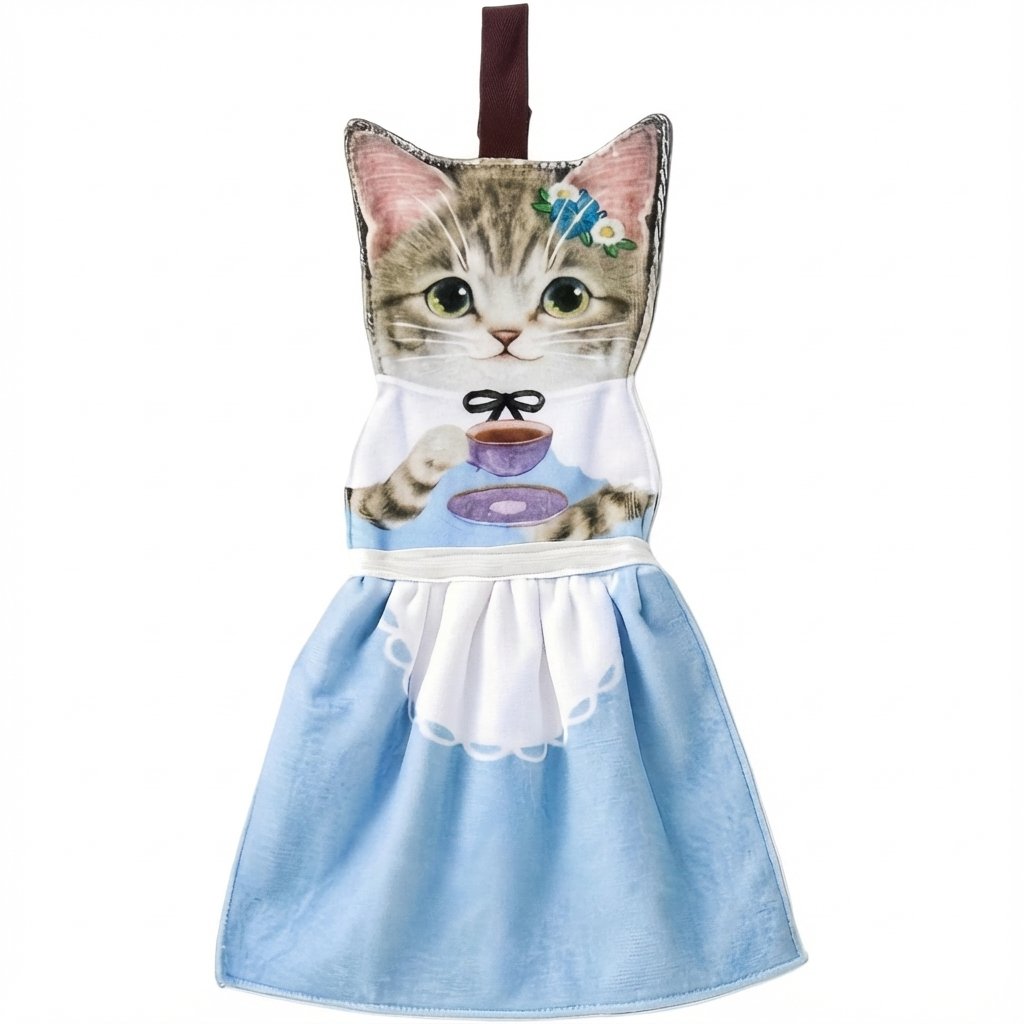 🎁 Funny Cat Hand Towels