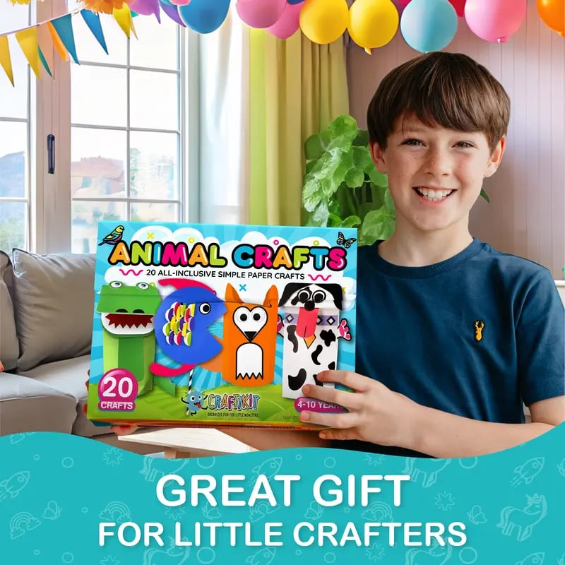 CraftJoy – 20-in-1 Kids Craft Activity Box