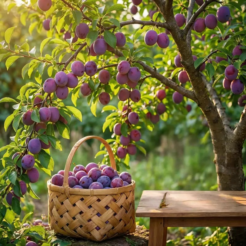 🌳LIMITED-TIME BUY 1 GET 1 FREE⏰🍑 Heirloom Non-GMO Grafted Plum Tree Live Saplings