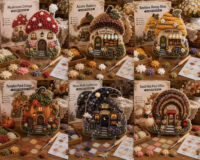 DreamWeave – Storybook Village Fabric Art Kit