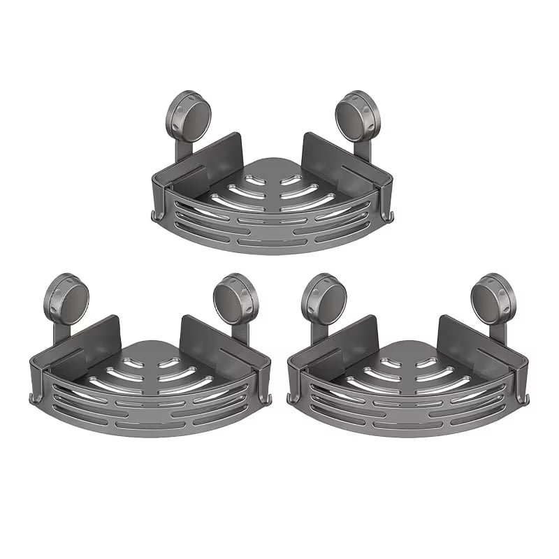 AquaVault – Triangle Suction Cup Shower Caddy