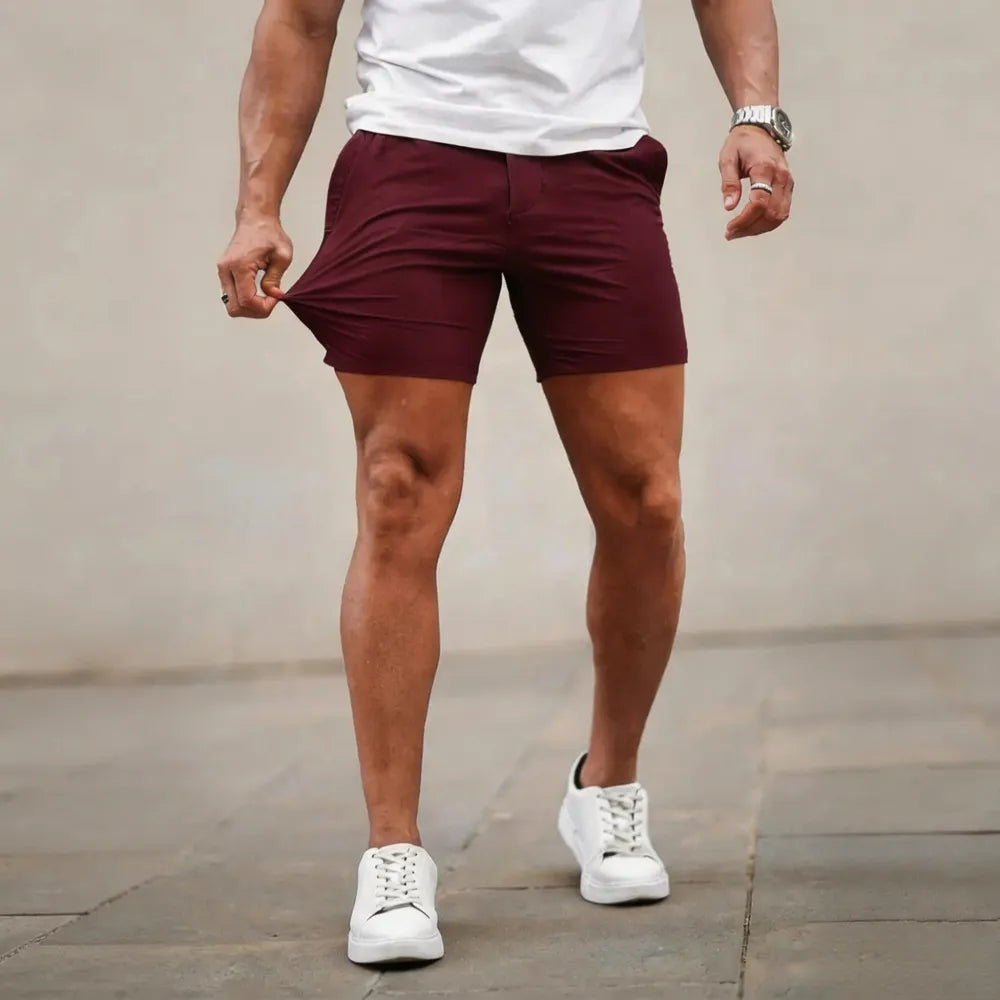 FlexStride – Modern Tapered Casual Chino Shorts