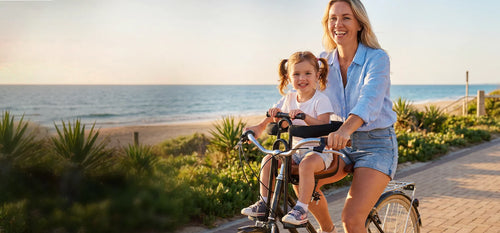 SafeRide – Front-Mounted Kids Bike Seat