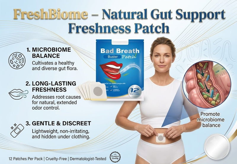 FreshBiome – Natural Gut Support Freshness Patch