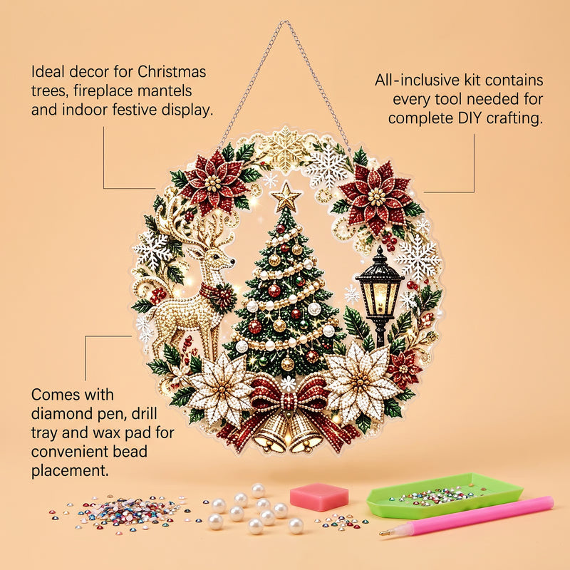 MerryLuxe – Christmas Diamond Painting Hanging Ornament