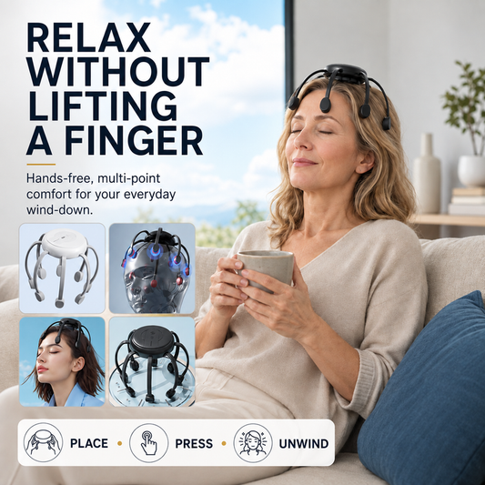 Relaxora – Intelligent 8-Head Scalp Massager