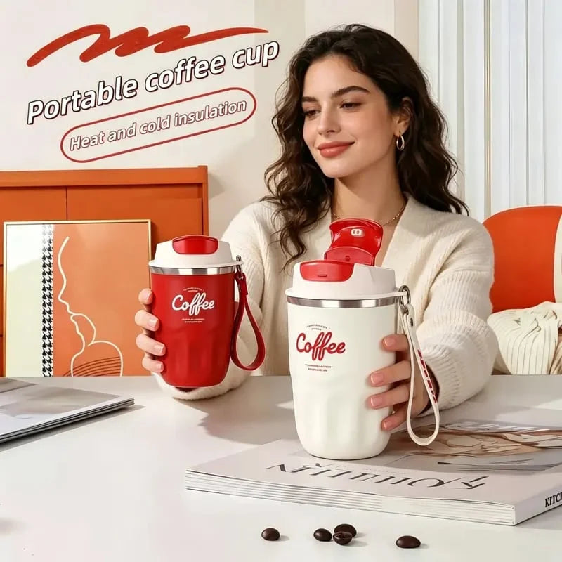 ThermoFlow – Stainless Steel Travel Drink Tumbler