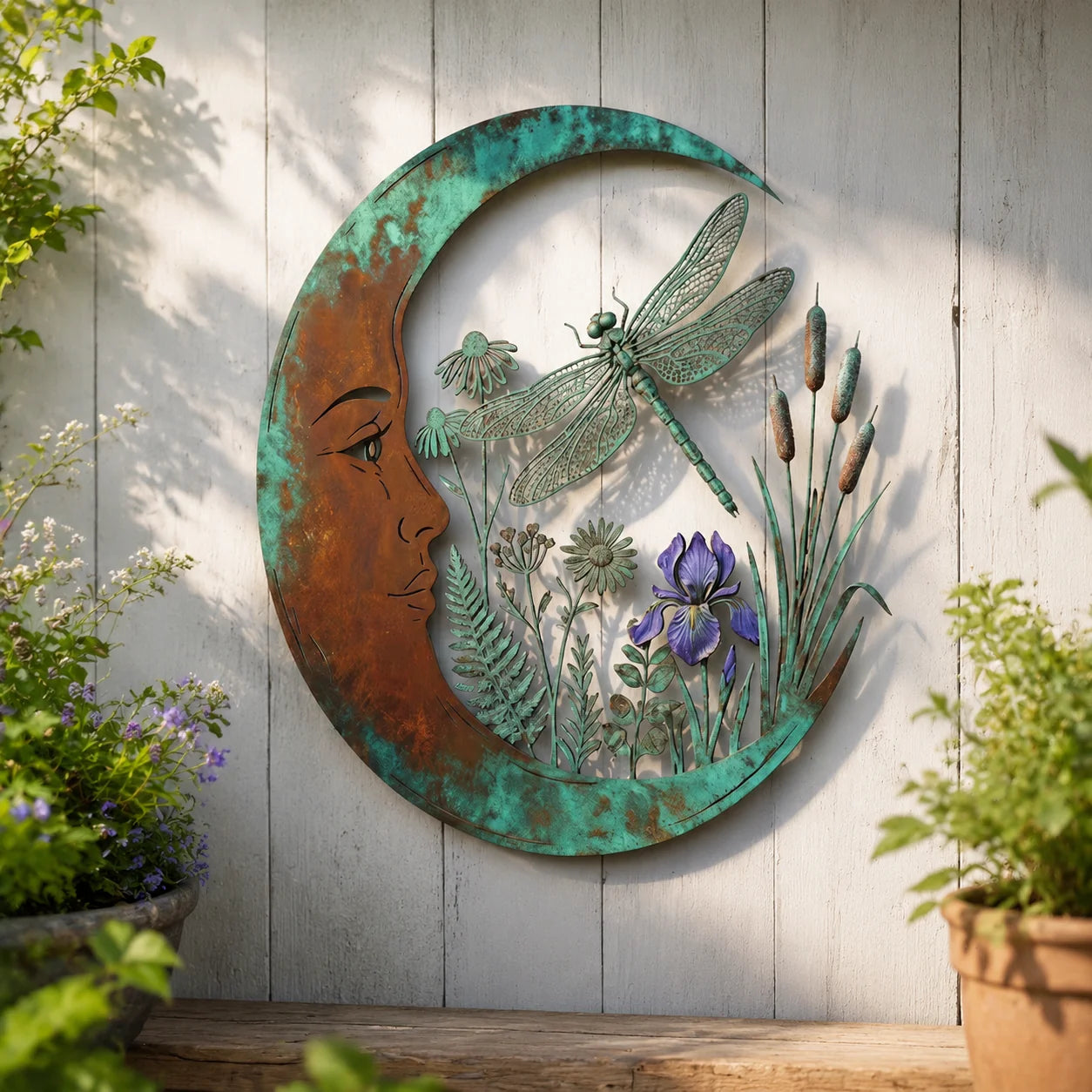 LunaBloom – Moon Fairy Wall Decor