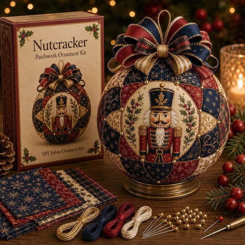 MerryStitch – Handmade Christmas Patchwork Ornament Kit