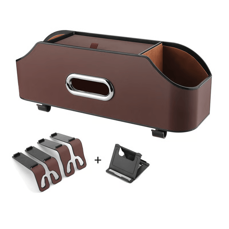 Last Day Sale 3-in-1 Car Backseat Organizer – Keep Your Ride Clean & Organized!