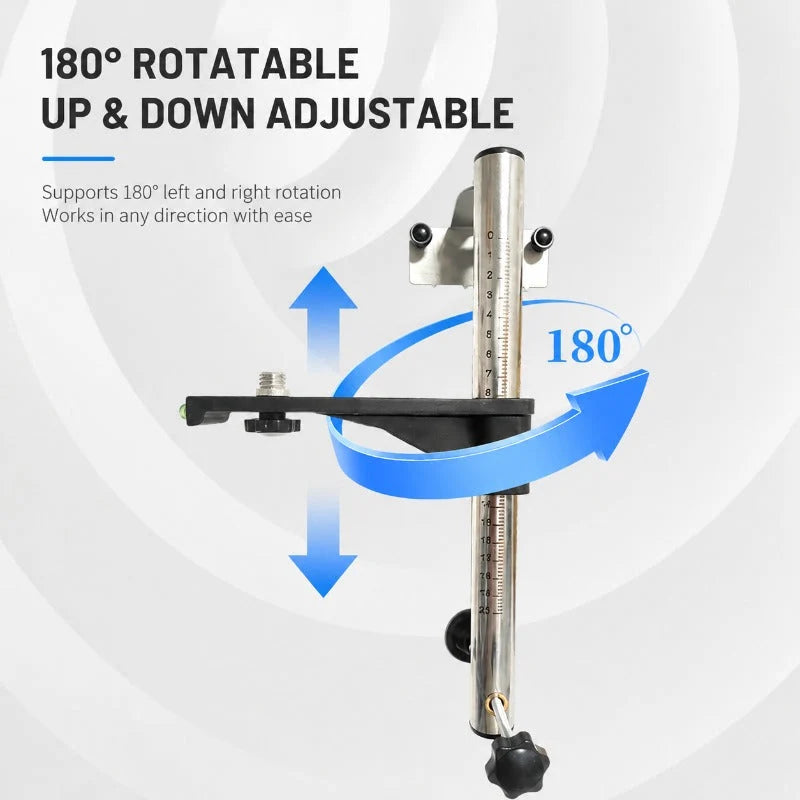 LevelPro – 180° Rotatable Wall-Mount Level Bracket