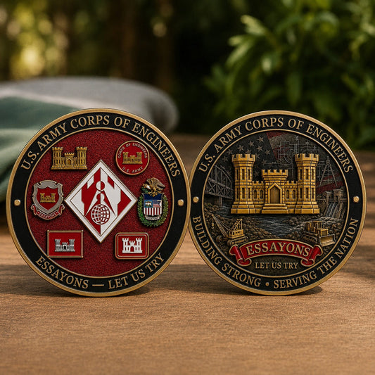 CorpsCrest – U.S. Army Corps of Engineers “Essayons” Coin