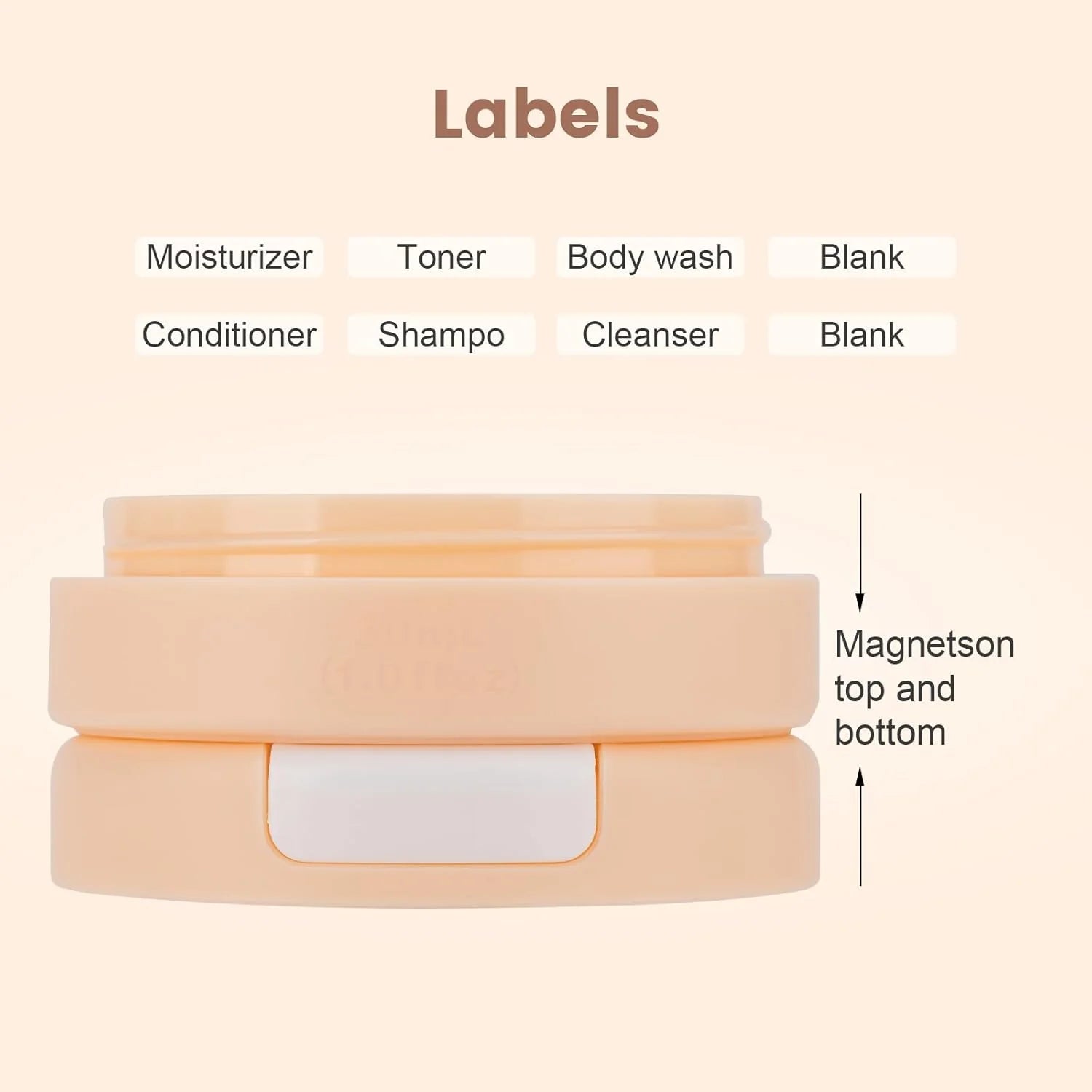 SnapVault – Magnetic Cosmetic Travel Container Set