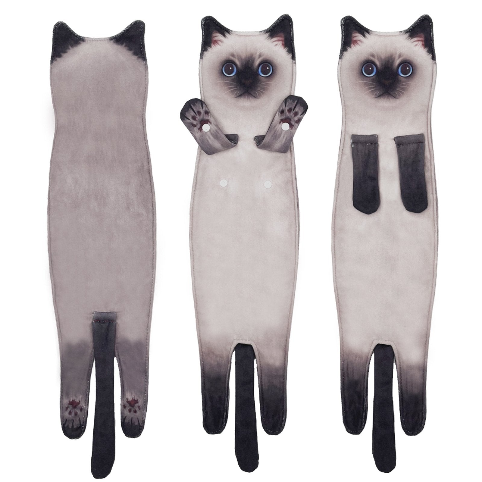🎁 Funny Cat Hand Towels