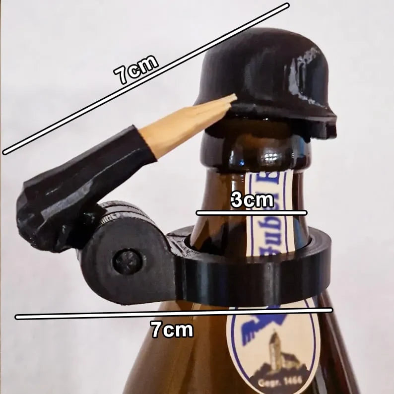 BrewGuard – Tactical Soldier Beer Bottle Helmet