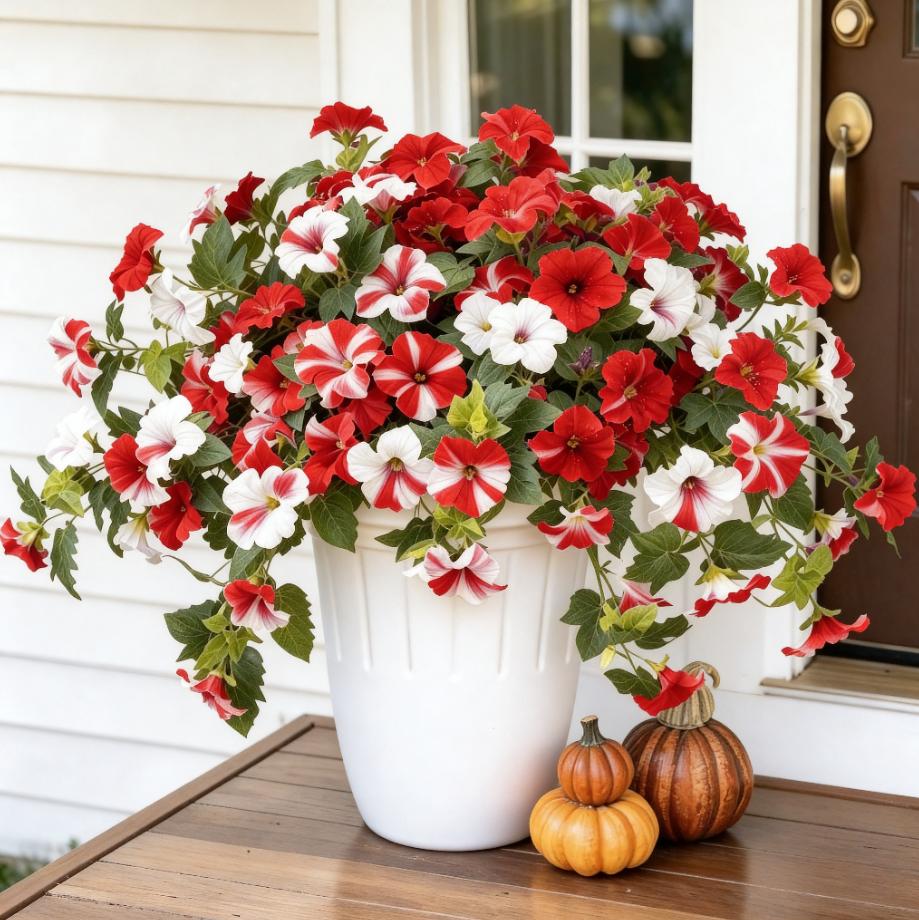 BloomCharm – UV-Resistant Artificial Petunia Bouquet