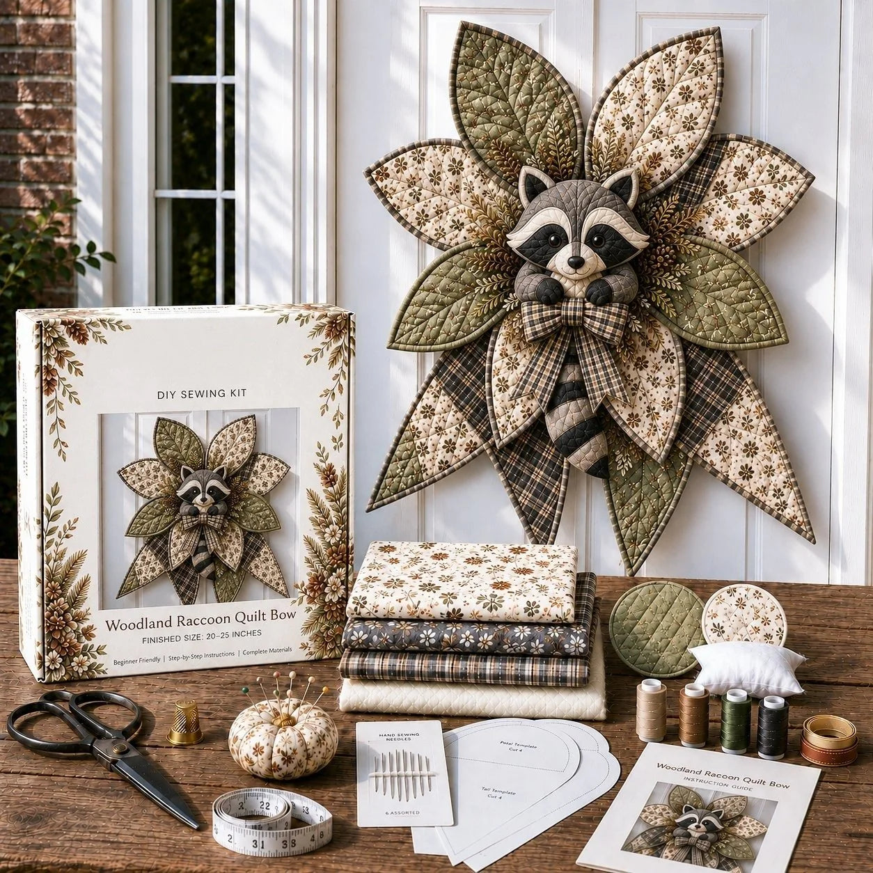 StitchCharm – Oversized 3D Quilted Bow Craft Kit
