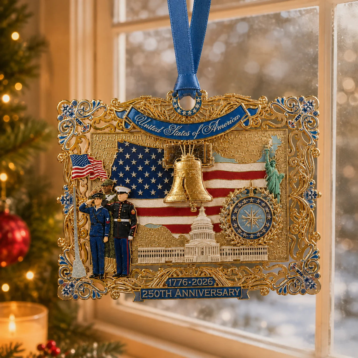 LegacyPride – 1776–2026 American Heritage Ornament