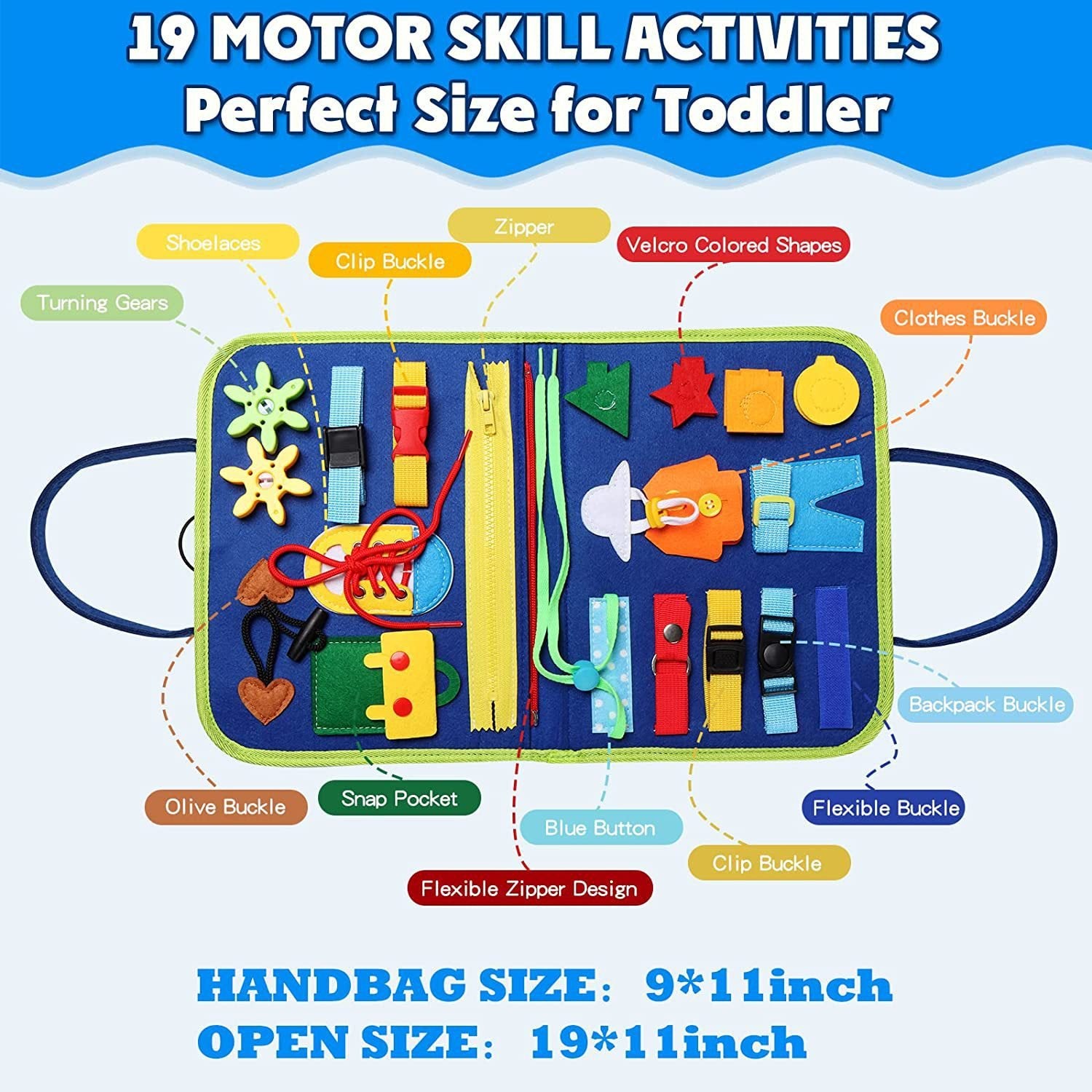 LittleLogic – Montessori Busy Play Board