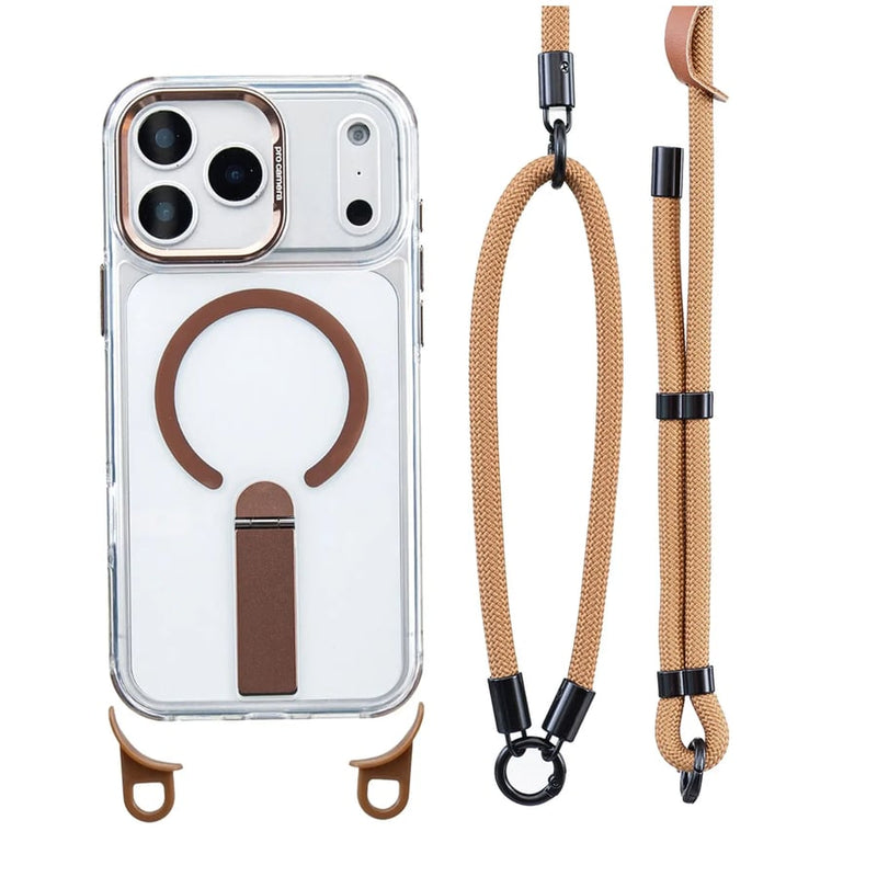 MagnaTether – Clear iPhone Case With Detachable Lanyard