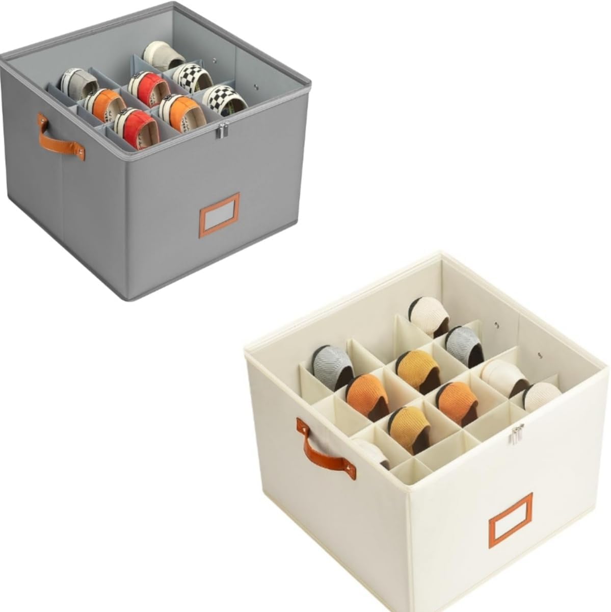 🔥Fabric Shoe Organizer Storage Box